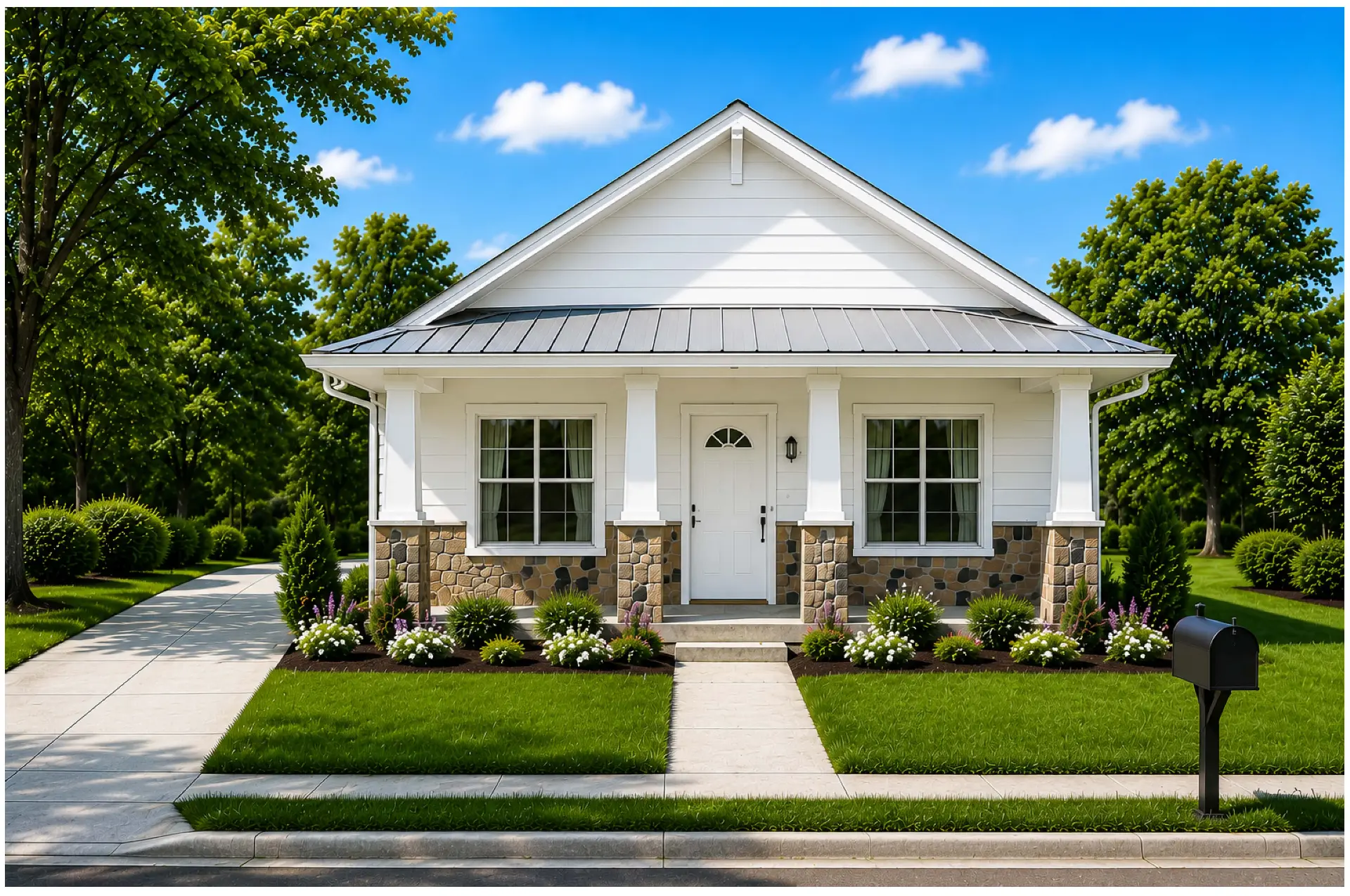 Green Planet Homes traditional residential home rendering